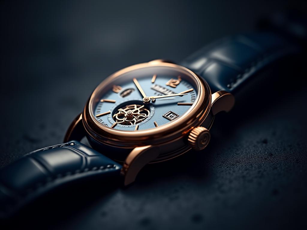 Exquisite Schweizer Luxusuhr mit mechanischem Uhrwerk